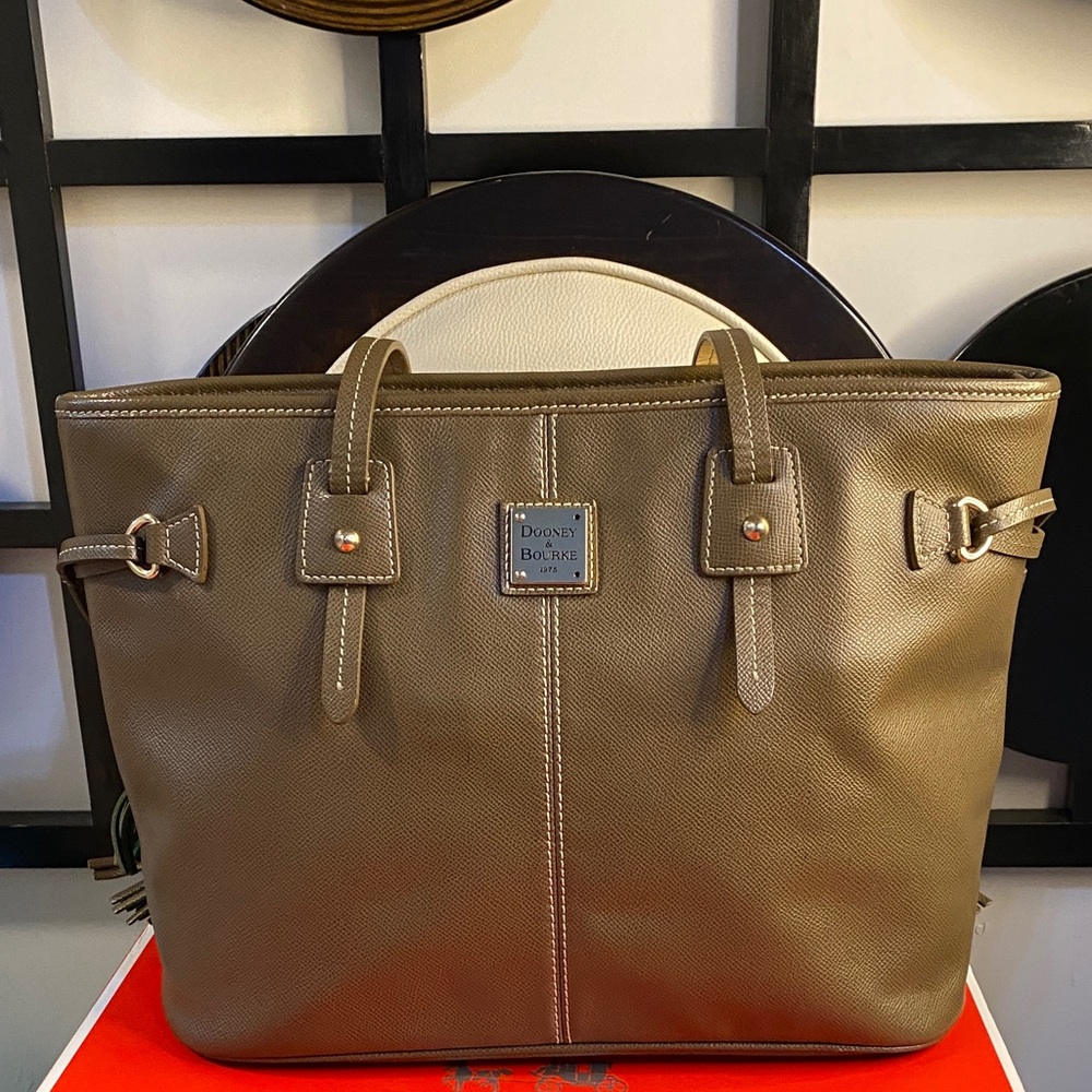 Dooney & Bourke Tan Leather Tote used